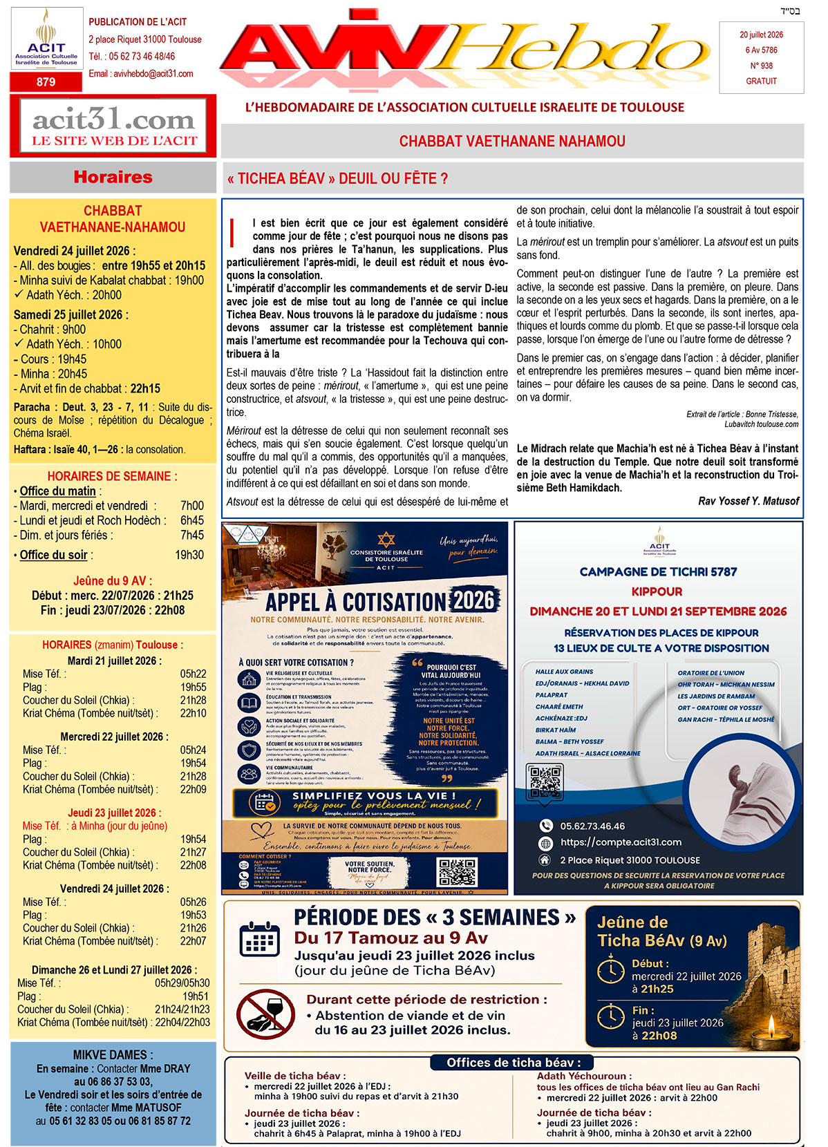 Aviv Hebdo – Page 2